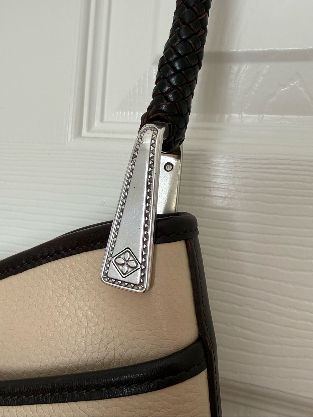 The Brighton Collection Beige and Black Women’s Shoulder Bag - Classic - Picture 3 of 9